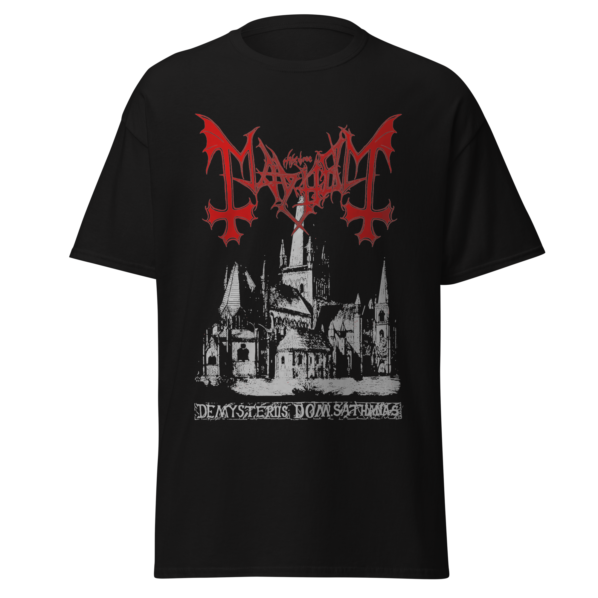 MAYHEM - DE MYSTERIIS DOM SATHANAS - PREMIUM GRAPHIC TEE - VINTAGE STREETWEAR